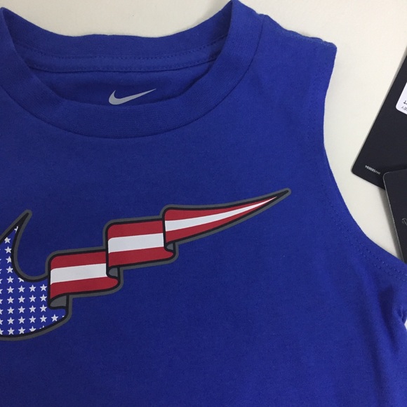 Nike Sleeveless Top Shorts 4th of July Set 0015 - Picture 5 of 5